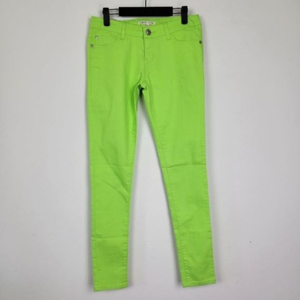 Forever 21 line green skinny pants jeans size  27